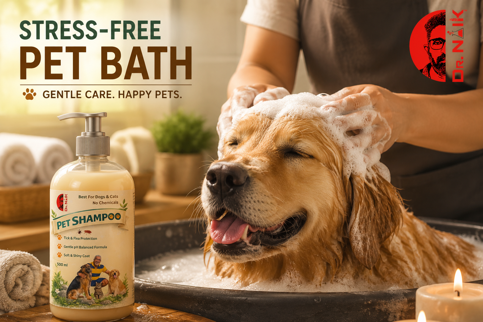 Stress-Free Pet Bath