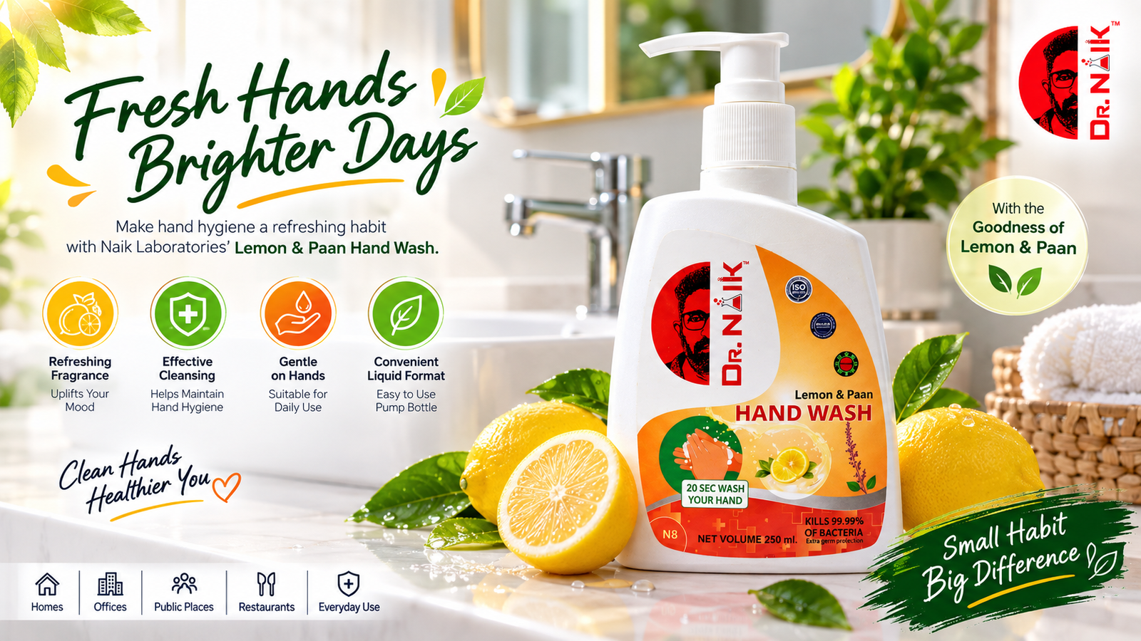 lemon hand wash