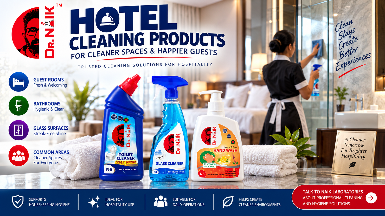 hotel cleaning products